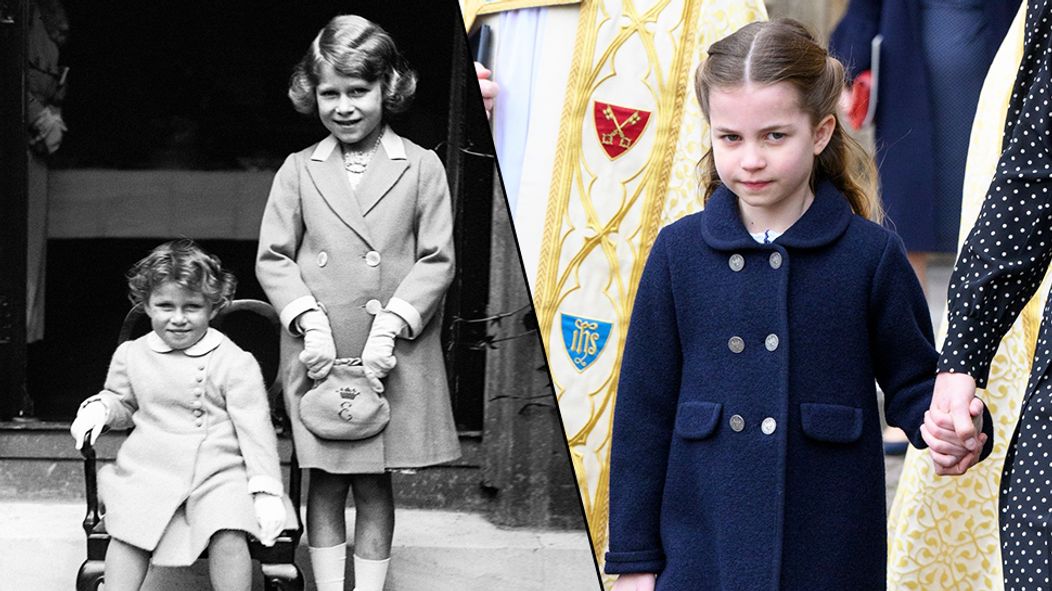 Královna Alžběta II. a princezna Charlotte nejvetsi