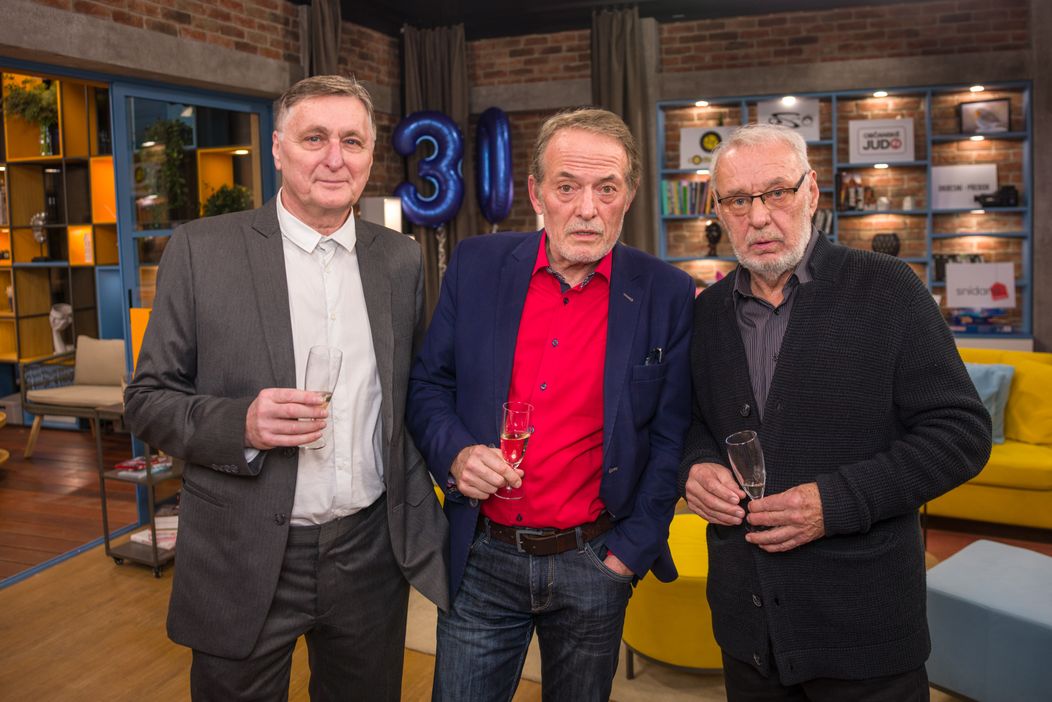 30 let TV Nova: Václav Tittelbach, Martin Severa, Zbyněk Merunka