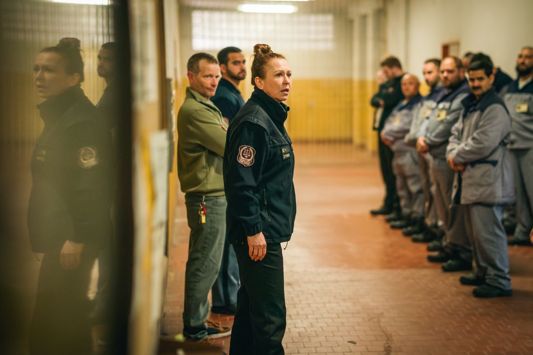 Oddíl B na chodbě a Zuzana Stivínová