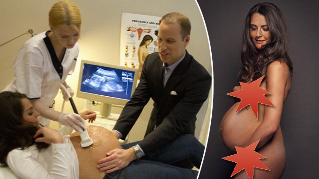 Kate Middleton před porodem