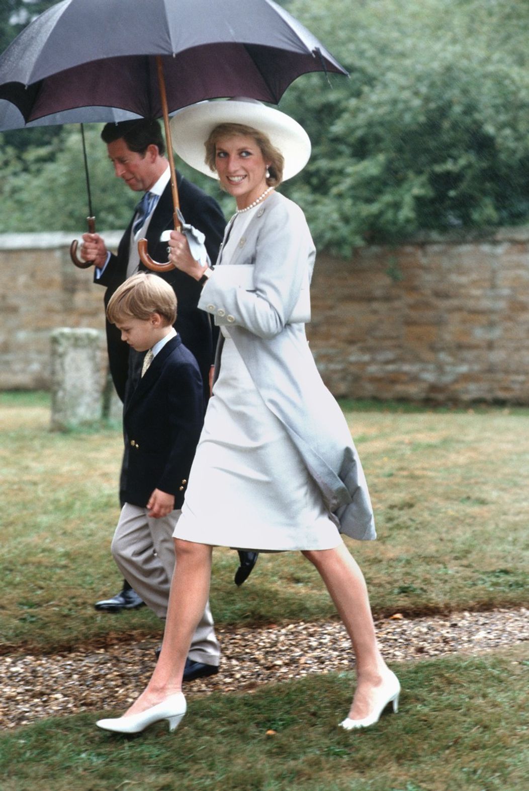 Princezna Diana s Charlesem a Williamem