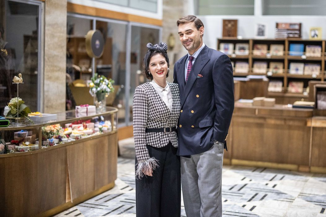 Adam Vacula a Kristýna Ryška v ateliérech Zlaté labutě