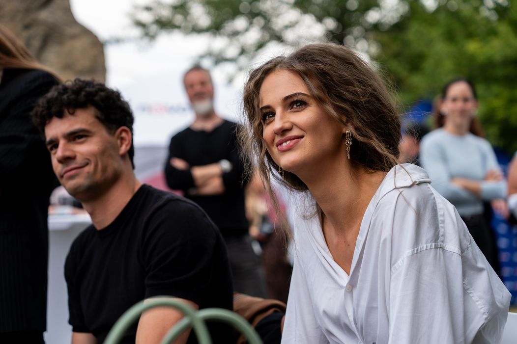 Michaela Petřeková se dobře bavila