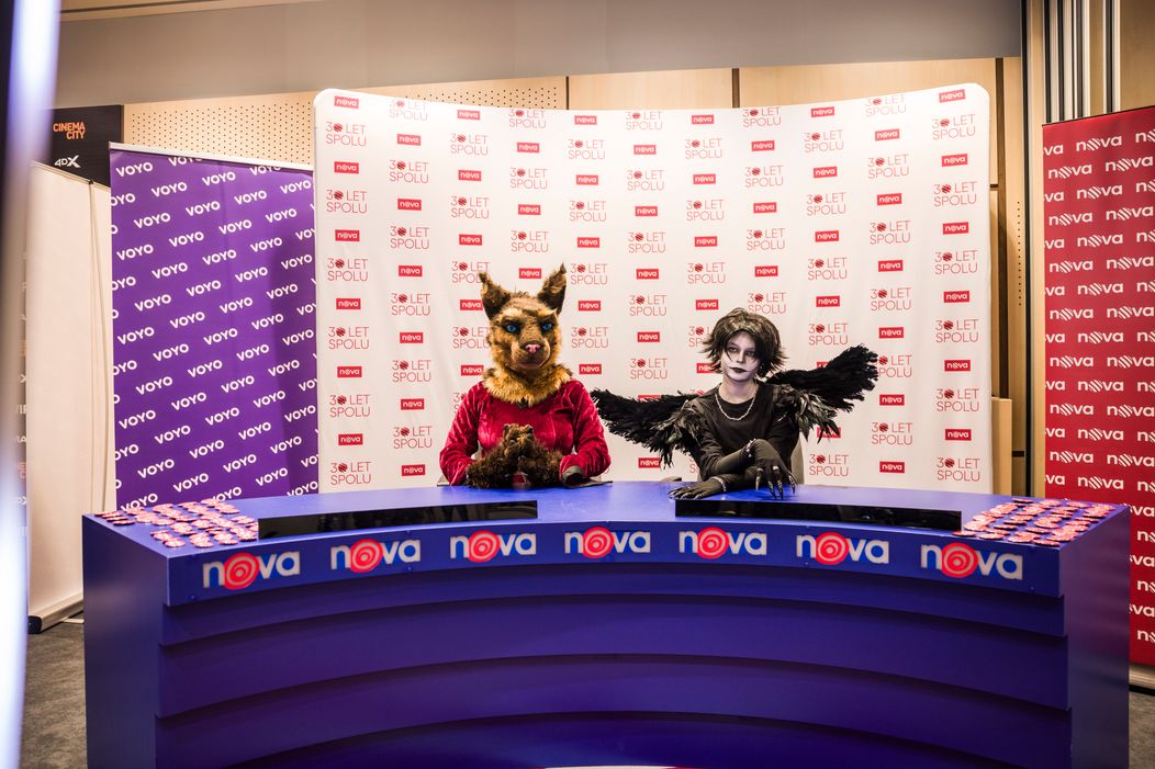 Návštěvníci Comic Conu 2024 se mohli vyfotit v retro studiu TV Nova
