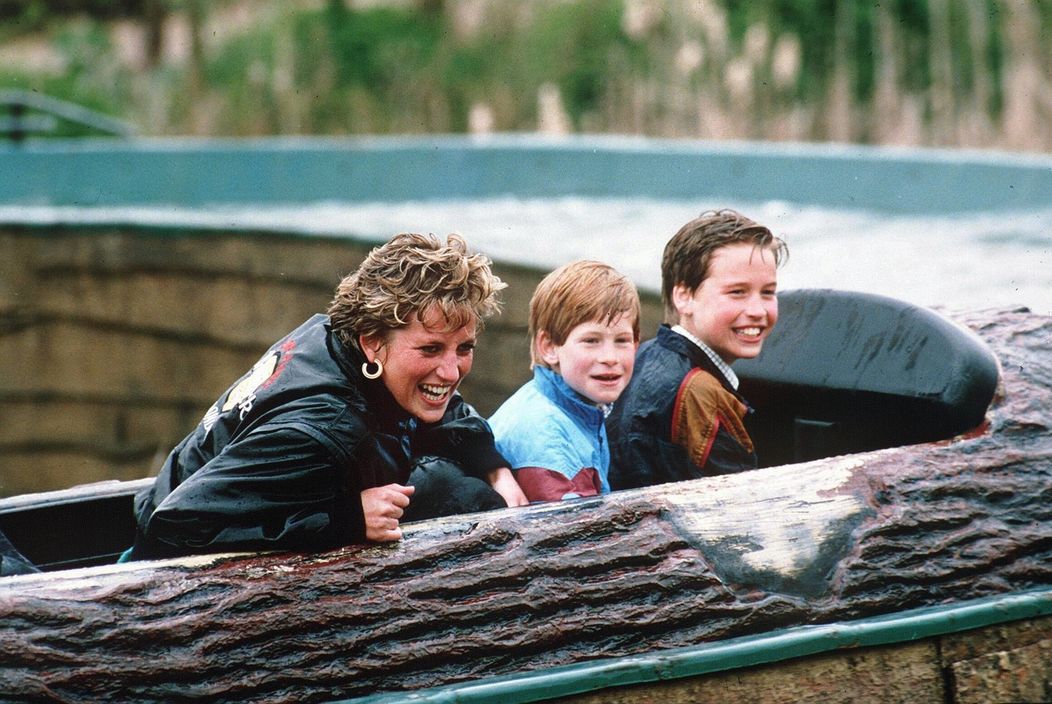 Princezna Diana s Harrym a Williamem, 15. 6. 1993