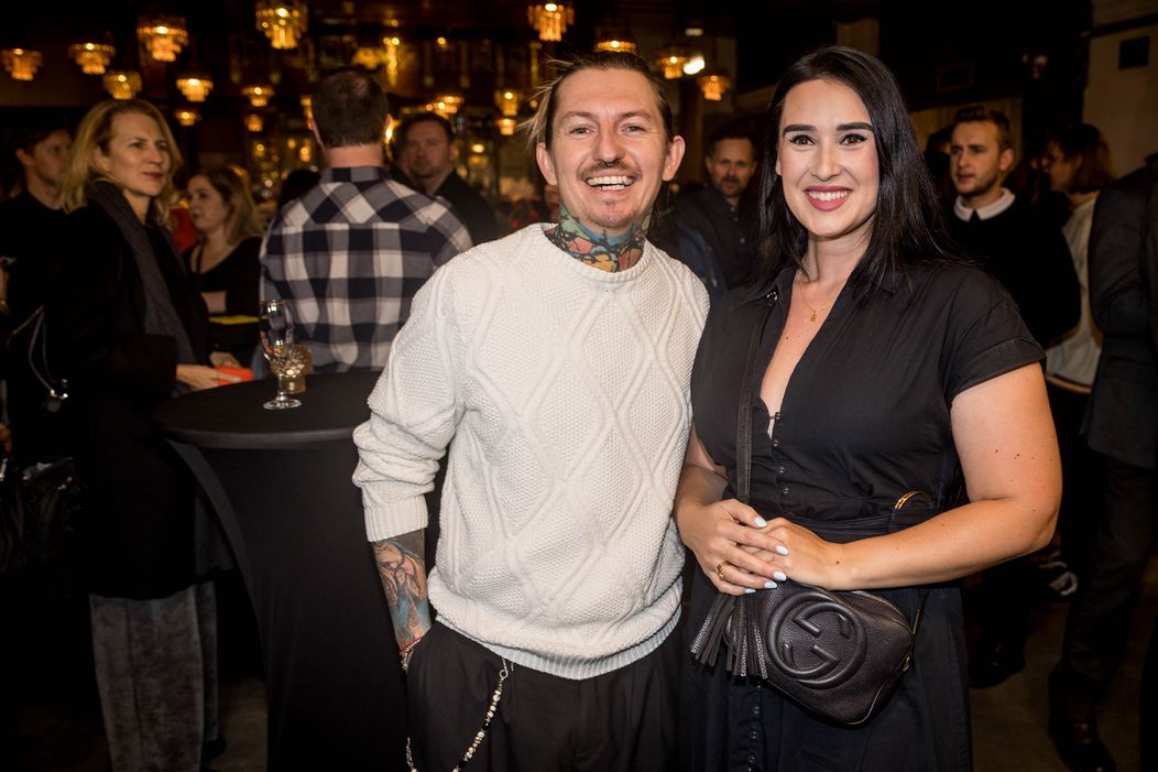 Přemek Forejt a Besky na premiéře Studny v Lucerně