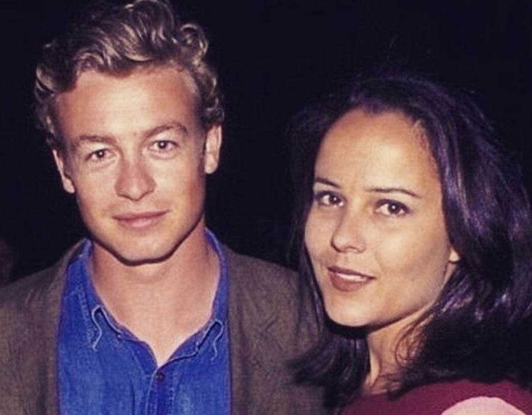 Simon Baker s manželkou