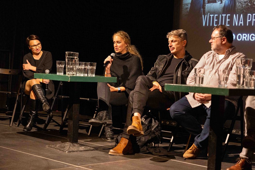 Producenti a Jaroslav Kmenta při debatě