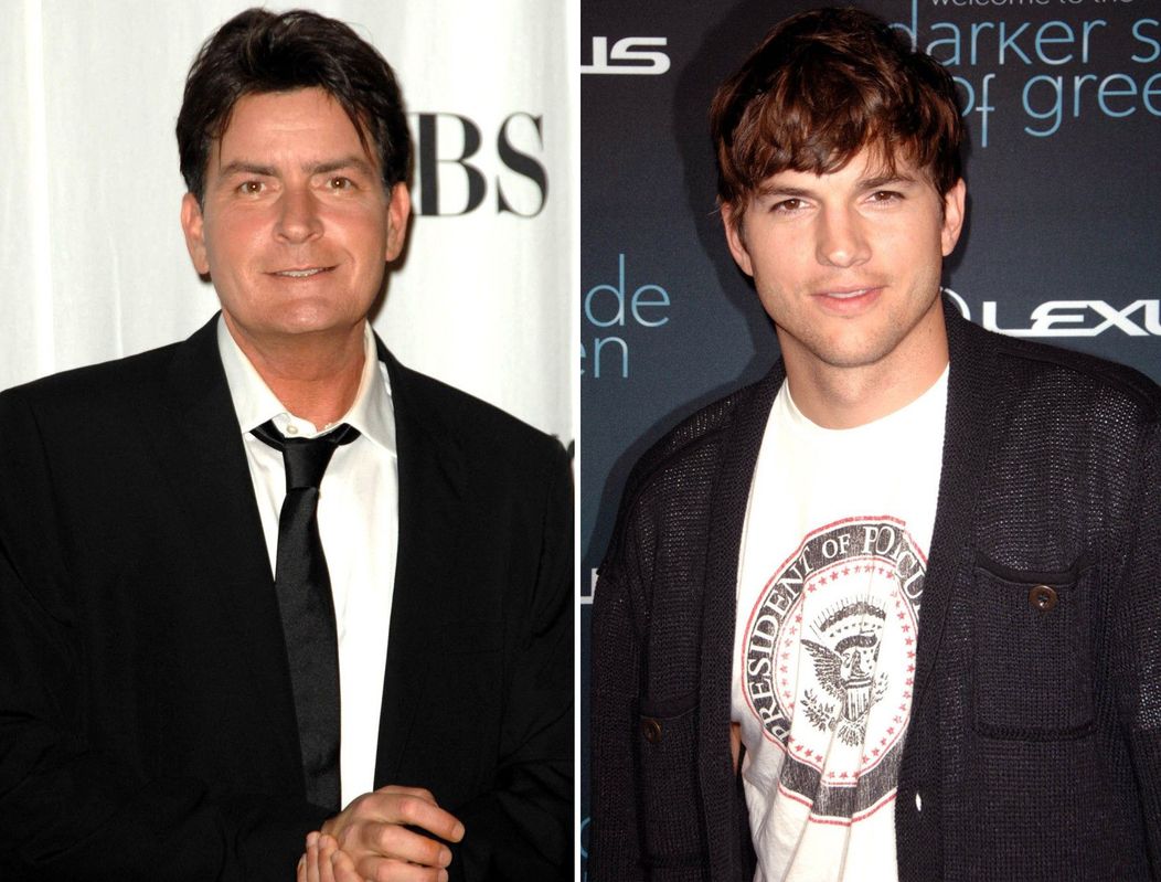 Charlie Sheen & Ashton Kutcher