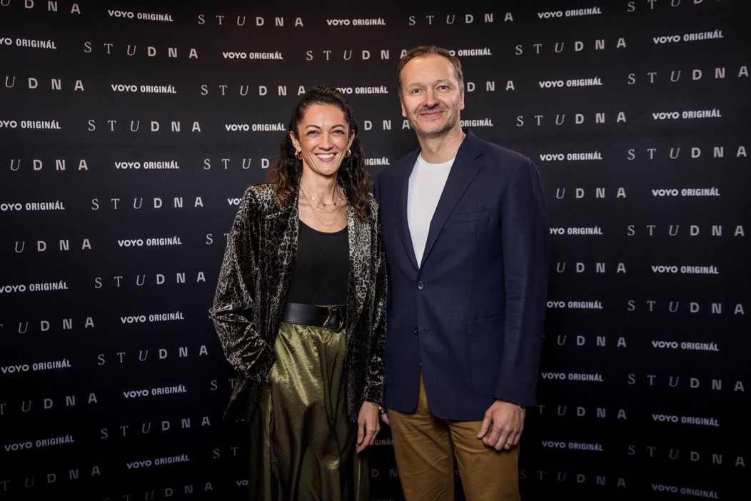 Ředitelka sekce programu Silvia Majeská a generální ředitel Daniel Grunt na premiéře Studny v Lucerně