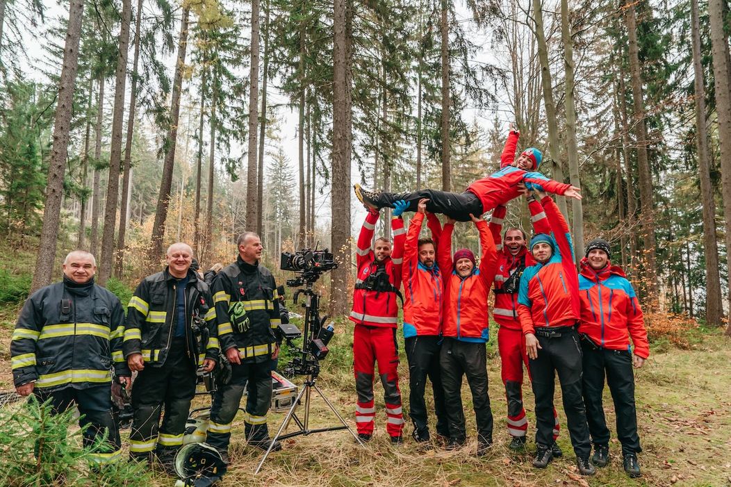 Z natáčení filmu Na horách ©Michala Rusaňuková