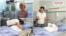 Svízel Andrey na smrtelné posteli: Problém s toaletou i ztráta dechu. Zato zákulisní pusa od Hanáka. A ta byla!
