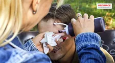 JEN TAK NEUVIDÍTE: Takto vzniklo Markovo zranění po útoku. Práce maskérů KROK PO KROKU