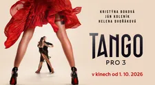 Kristýna Boková, Helena Dvořáková a Ján Koleník rozehrávají filmové TANGO PRO 3