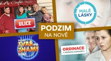 PODZIM NA NOVĚ: Nepropásněte starty oblíbených pořadů a žhavých novinek! Herci prozrazují, na co se těšit