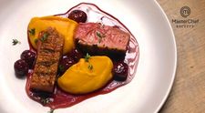 MasterChef recepty: Kachní prso s višňovou omáčkou a batátovým pyré podle Kristíny Nemčkové