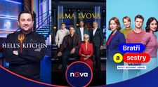 Program na Nově přehledně: Startují Bratři a sestry, Hell’s Kitchen i Jáma lvová