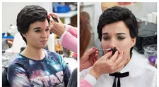 EXKLUZIVNÍ ODHALENÍ: Takhle bude v sobotní Tváři vypadat Berenika Kohoutová jako legendární Charlie Chaplin!
