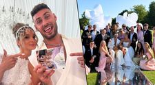 Hosté na svatbě Kristi a Traba z Love Islandu: Srdíčka i tvůrci show!