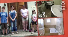 PŘED A PO: Dům hrozil zřícením, rekonstrukce zachránila dětem život! GALERIE