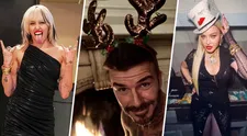 Stesk otce Beckhama, africké tance Madonny i velká přání. Jak slavily celebrity příchod roku 2023?