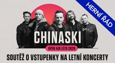HERNÍ ŘÁD internetové soutěže o vstupenky na Chinaski Air Léto 2026