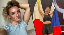 Z Love Islandu do ringu: Denisa knokautovala soupeřku hned ve třetím kole