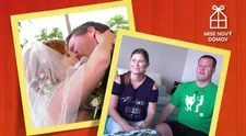 Pohádkové líbánky nevidomých manželů Valerových z Mise nový domov. VIDEO