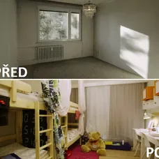 PŘED A PO - DĚTSKÝ POKOJ