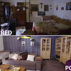PŘED A PO - OBÝVACÍ POKOJ