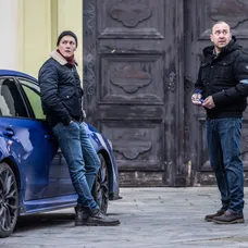 Vojtěch Vodochodský a Jiří Hána v seriálu Specialisté