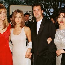 Lisa Kudrow, Jennifer Aniston, Matthew Perry a Courtney Cox, 21. 1. 1996