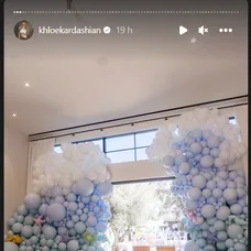 Khloé  Kardashian oslava dcery 2