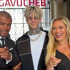 Lucie Borhyová a Rey Koranteng účinkovali v klipu rappera PTK