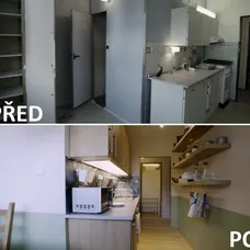 PŘED A PO - KUCHYNĚ