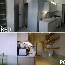 PŘED A PO - KUCHYNĚ