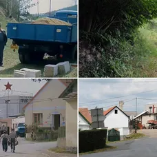 Křečovice - srovnání tehdy a dnes