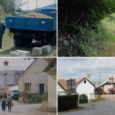 Křečovice - srovnání tehdy a dnes