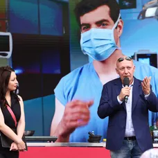Veronika Petruchová a Robert Jašków na Dni s Novou v Příbrami