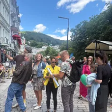 Tatiana Dyková a Vojtěch Dyk na KVIFFu 2