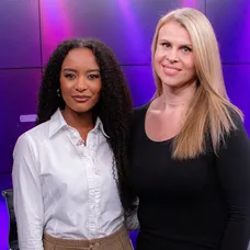 Dominika Vymazalová v pořadu TALK!