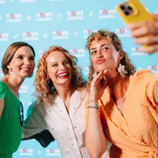 Dagmar Honsová, Kristina Kloubková a Kateřina Pechová v dobré náladě