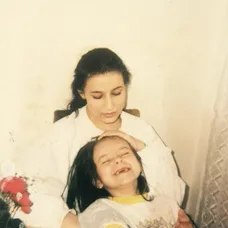 Monika Bagárová - vlasy jako malá