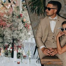 Svatba Martina Kulhánka a Laury Chrebetové
