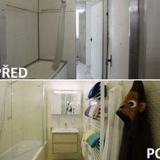 PŘED A PO - KOUPELNA