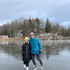 Přemek Forejt s dcerou