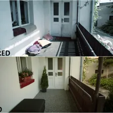 PŘED A PO: Proměna bytu Ivany Kučerové a její dcery Viki - veranda.