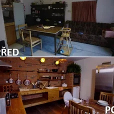 PŘED A PO - KUCHYNĚ