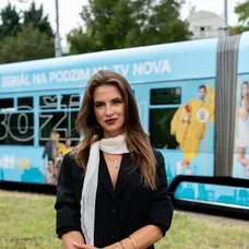 Sára Rychlíková na promítání Božího plánu