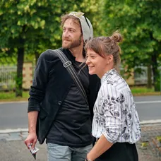 Jan Grundman s manžekou Annou Stropnickou